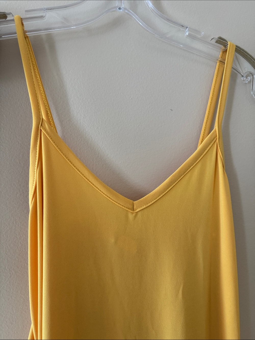 Yellow Ruffle Slip Dress - Picture 5 of 7